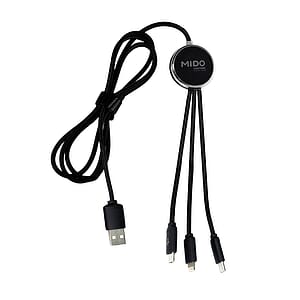 LED Light-Up 3-in-1 Charging Cable