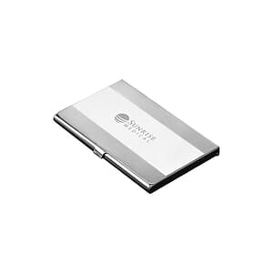 Horizontal Mirror Business Card Holder