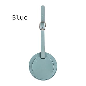 Leatherette Round Luggage Tag