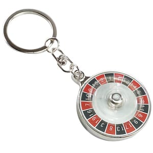 Mini Roulette Spinning Key Tag