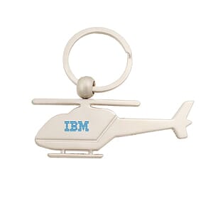 Metal Helicopter KeyTag