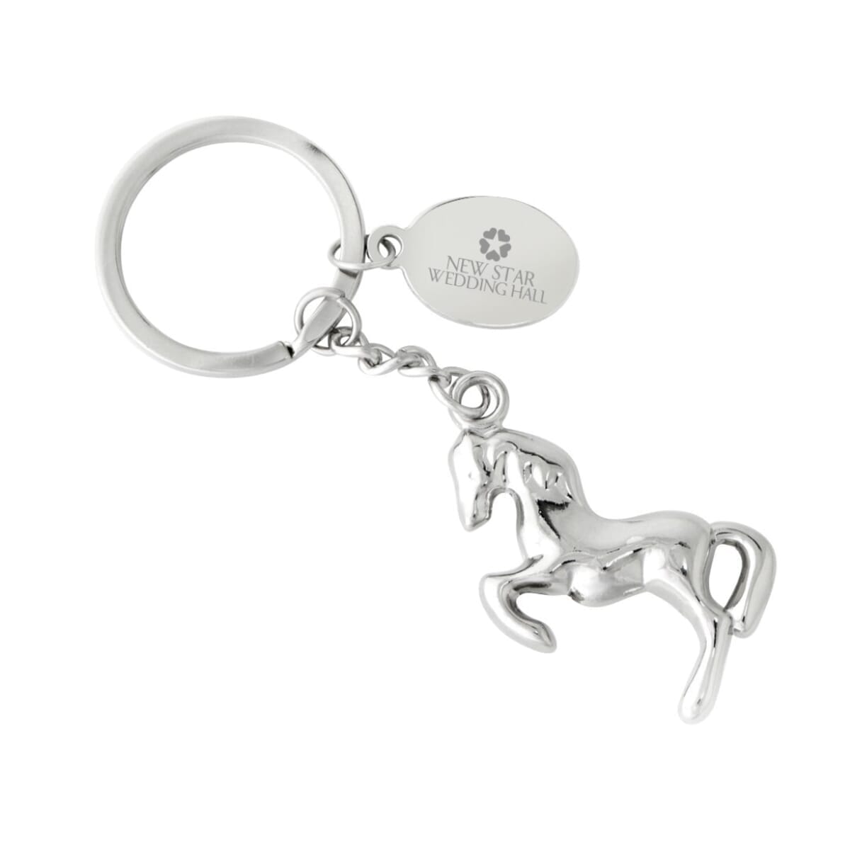 Metal Horse Key Tag