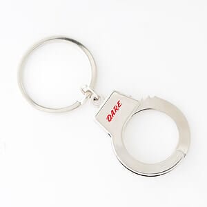 Metal Mini Handcuff Key Tag