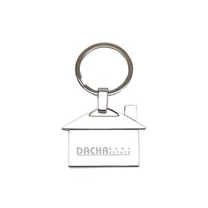 Metal House Key Tag