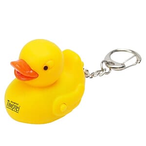 Rubber Duckie LED Light Keychain