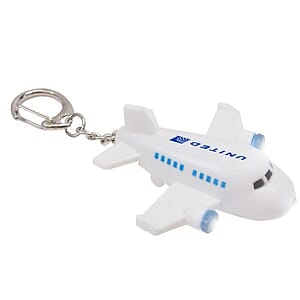 Airplane LED Light Keychain