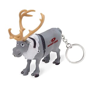 Moose Novelty LED Light Key Tag