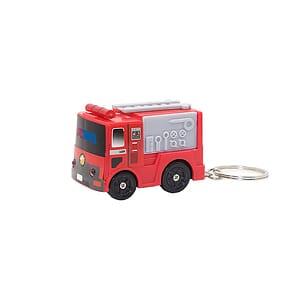 Fire Truck LED Light Keychain