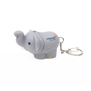 Elephant LED Keylight Keychain