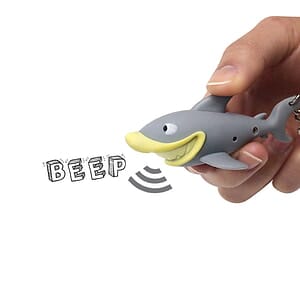 Shark LED Light & Sound Keychain