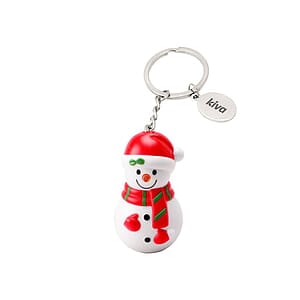 Snowman LED Keychain