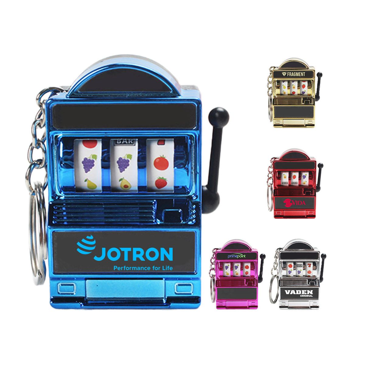 Pocket-Size Slot Machine Keychain
