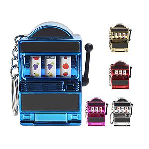 Pocket-Size Slot Machine Keychain