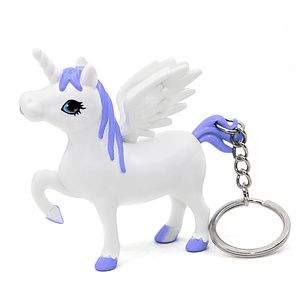 Flying Unicorn LED Keychain