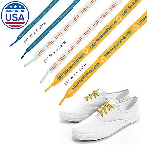 Made in the USA 27" Custom Shoelaces - 3/8" width