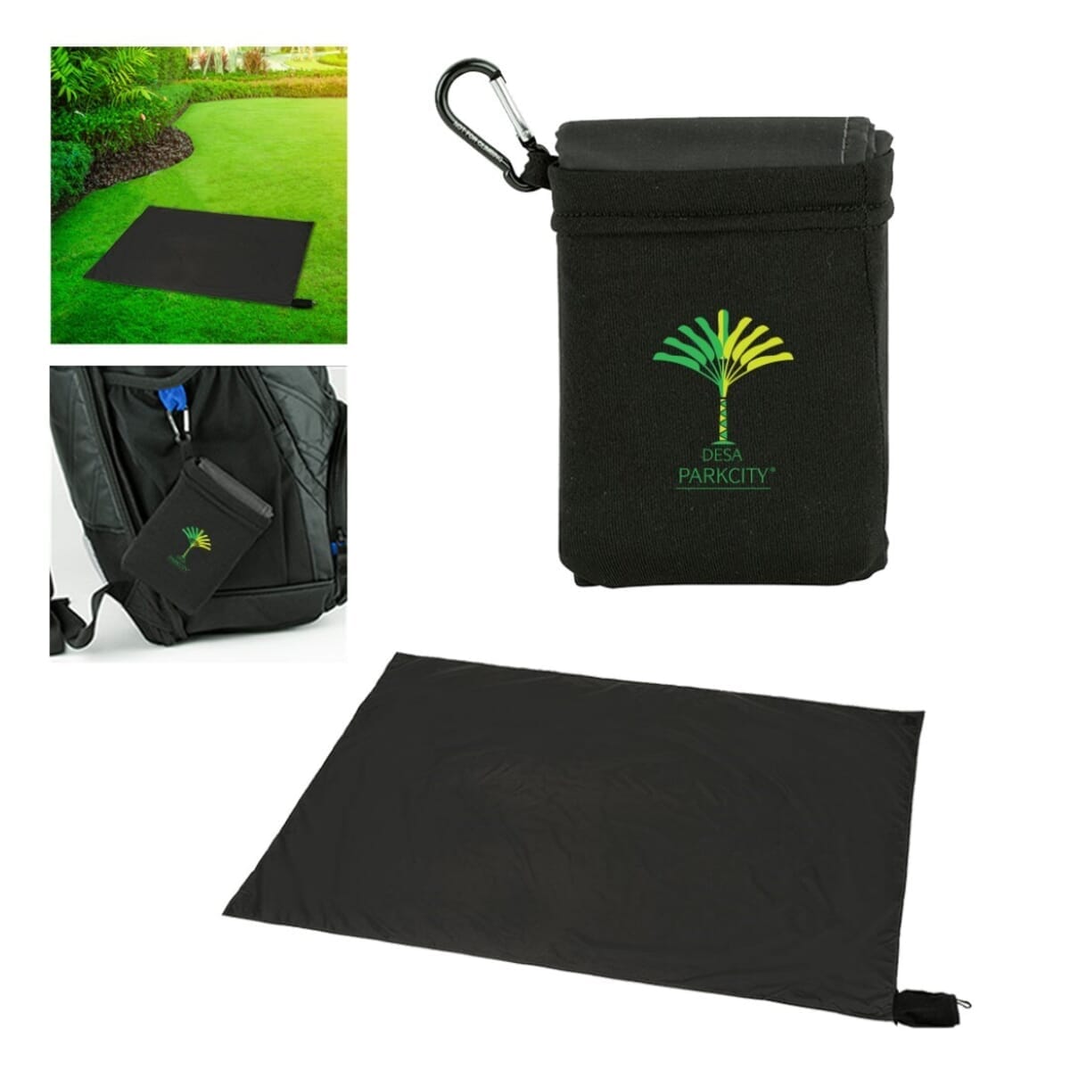 Waterproof Picnic Blanket-in-a-Pouch