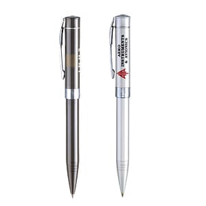 Titan Ballpoint Pen - Satin Chrome