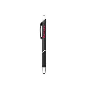 Click Action Plastic Ballpoint Stylus Pen
