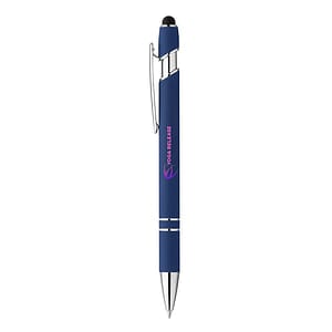 Rubber Finish Stylus Ballpoint Pen
