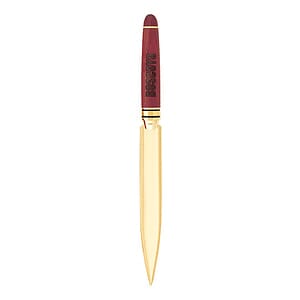 Rosewood Gold Blade Letter Opener