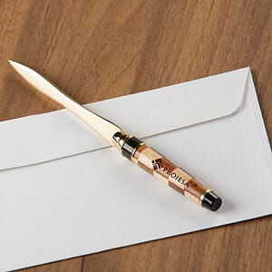 Wood Checkerboard Letter Opener