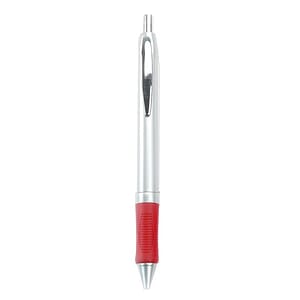 Silver Barrel Banner Pen