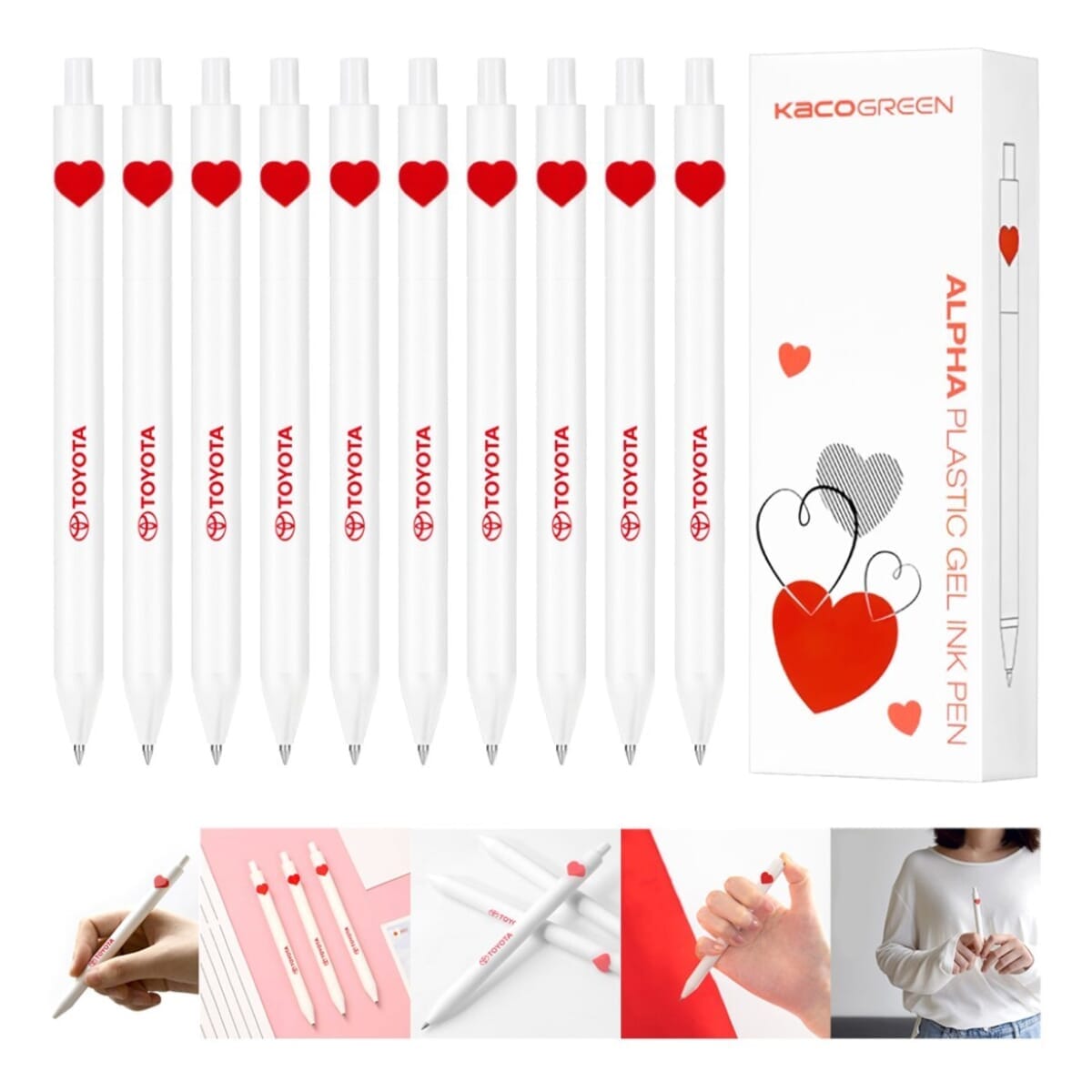 Red Heart Gel Pen