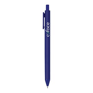 Rubber Grip Click Action Plastic Pen