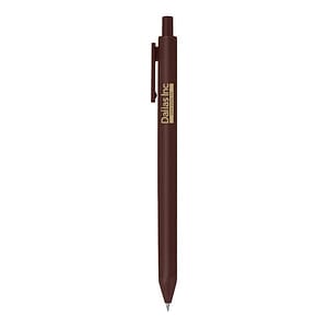 Rubber Grip Click Action Plastic Pen