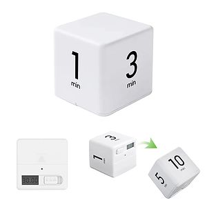 Cube Pomodoro Timer - 1/3/5/10 Mins