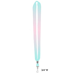 Rally Made in the USA Recycled Ultra Material Lanyard 3/8'' Width
