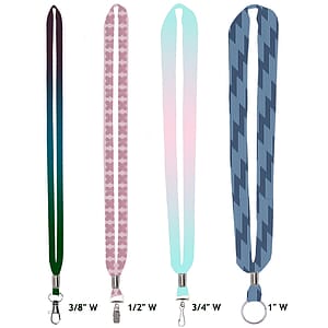 Rally Made in the USA Recycled Ultra Material Lanyard 3/8'' Width