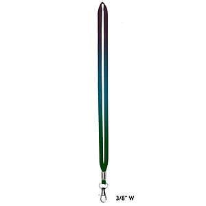 Rally Made in the USA Recycled Ultra Material Lanyard 3/8'' Width