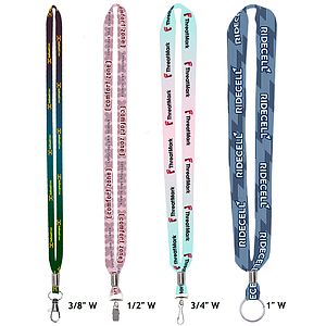 Rally Made in the USA Recycled Ultra Material Lanyard 3/8'' Width