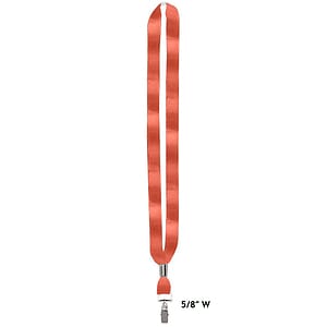 Made in the USA Ribbon Material Lanyard 5/8'' Width