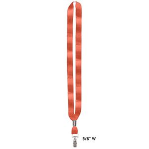Made in the USA Ribbon Material Lanyard 5/8'' Width