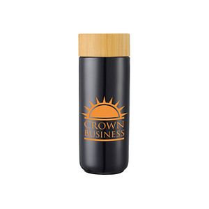 Bamboo Lid Ceramic Tumbler