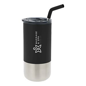 Palma 16 oz Tumbler with Silicone Tip Straw