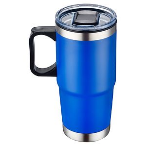 24 oz Silver Bottom Travel Mug