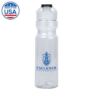 Made in the USA Monaco 28 oz. Clear Handle Water Bottle