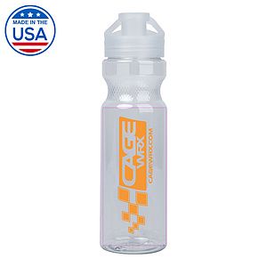 Made in the USA Monaco 28 oz. Clear Handle Water Bottle