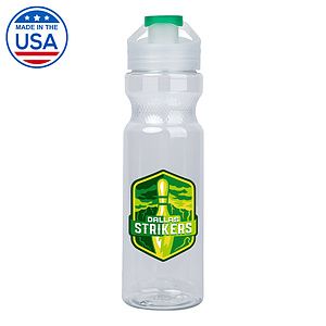 Made in the USA Monaco 28 oz. Clear Handle Water Bottle