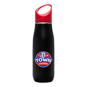 Giorno 23 oz Black Stainless Steel Bottle