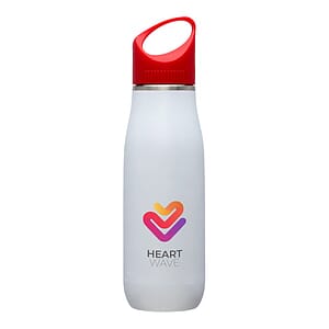 Giorno 23 oz White Stainless Steel Bottle