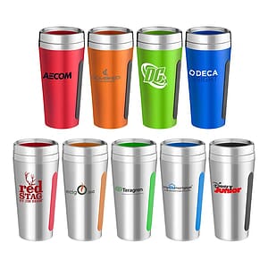 Silicone and Color Stainless Steel Tumbler