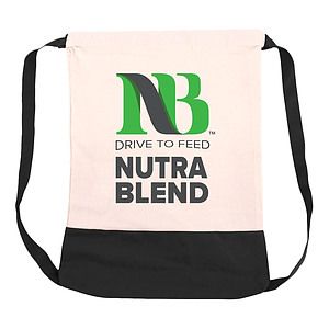 Cotton Canvas Drawstring Backpack