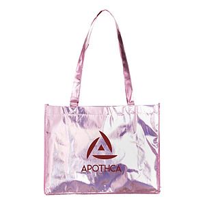 Large Metallic Tote Bag