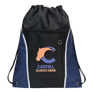 Headphone Outlet Drawstring Bag