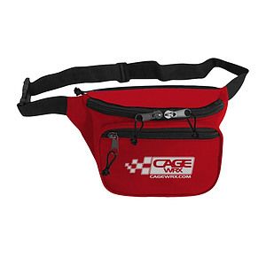 600D Polyester Two Pocket Fanny Pack