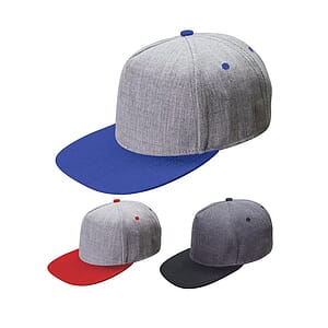 Premium Wool Blend Flat Bill Cap